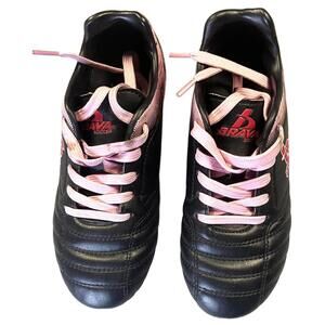 Brava Soccer Girls' Racer III Soccer‎ Cleats Girls sz 2.5 Pre Owned